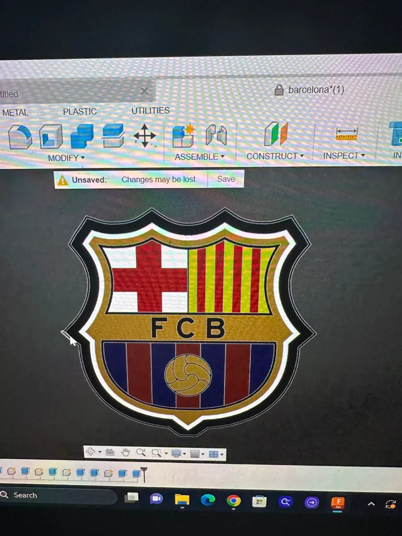 FC Barcelona lamp box