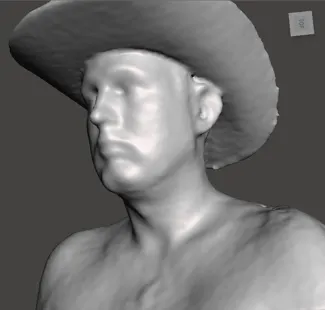 cowboy bust