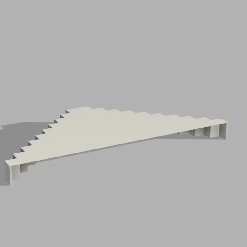 bridging test 10 - 100 mm small filament usage