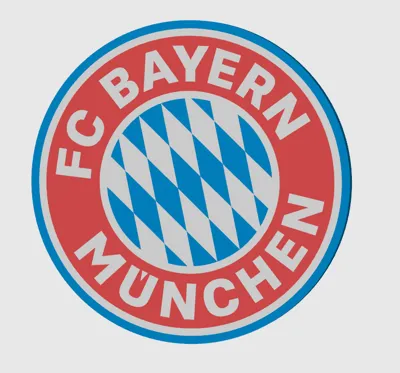 fc-bayern-muenchen-logo-with-ball-wall-art-by-3dprintcess-makerworld