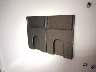 Wall mount for credit card