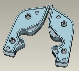 Fabia 2 car trunk plate holder