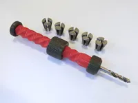 Perceuse à poussoir avec mandrin de serrage et embrayage unidirectionnel — photo 1