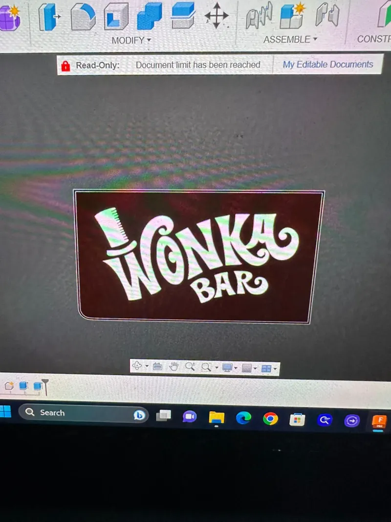 wonka bar lightbox