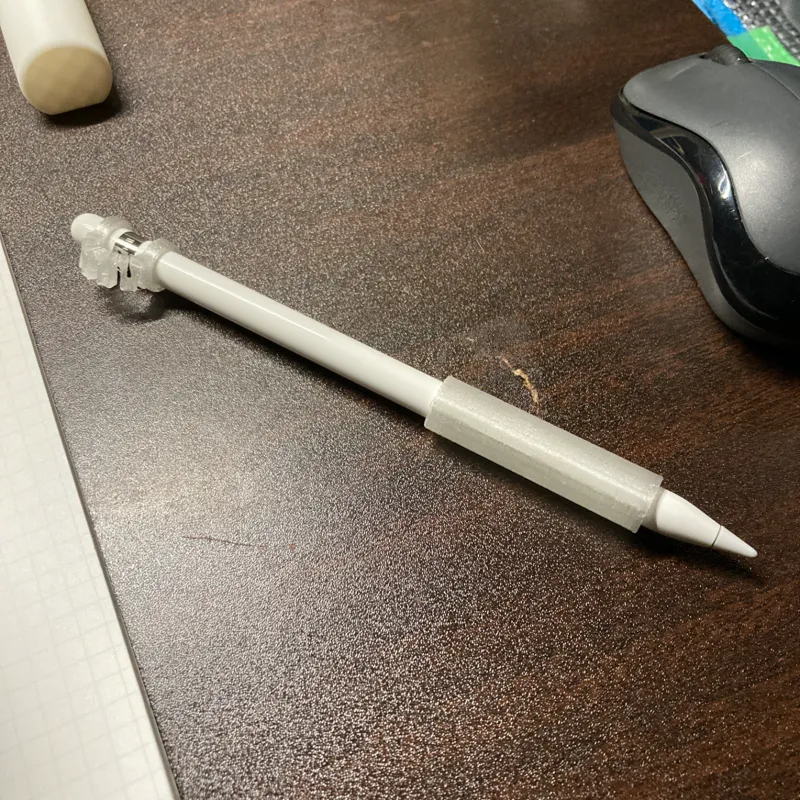apple pencil grip and cap end