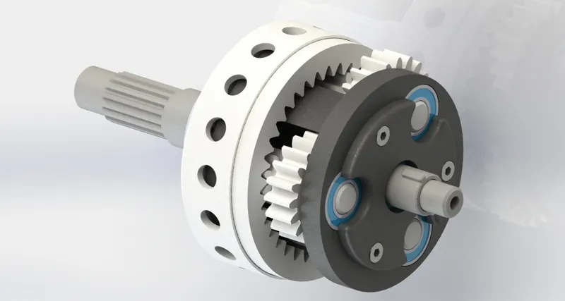 Planetary gearbox for Konchan77 turboprop
