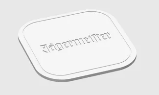 Getränkeuntersetzer Jägermeister