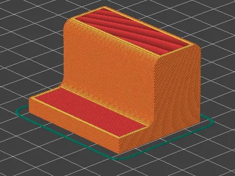 Desk lamp wedge for parapet