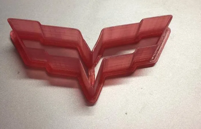 Corvete Logo Cookie Cutter
