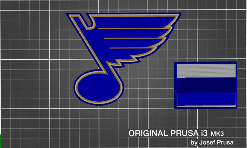 St Louis Blues logo for mmu