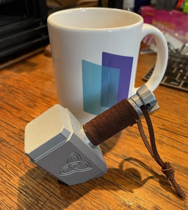 Thor's Hammer (Mjolnir) Large Fridge Magnet