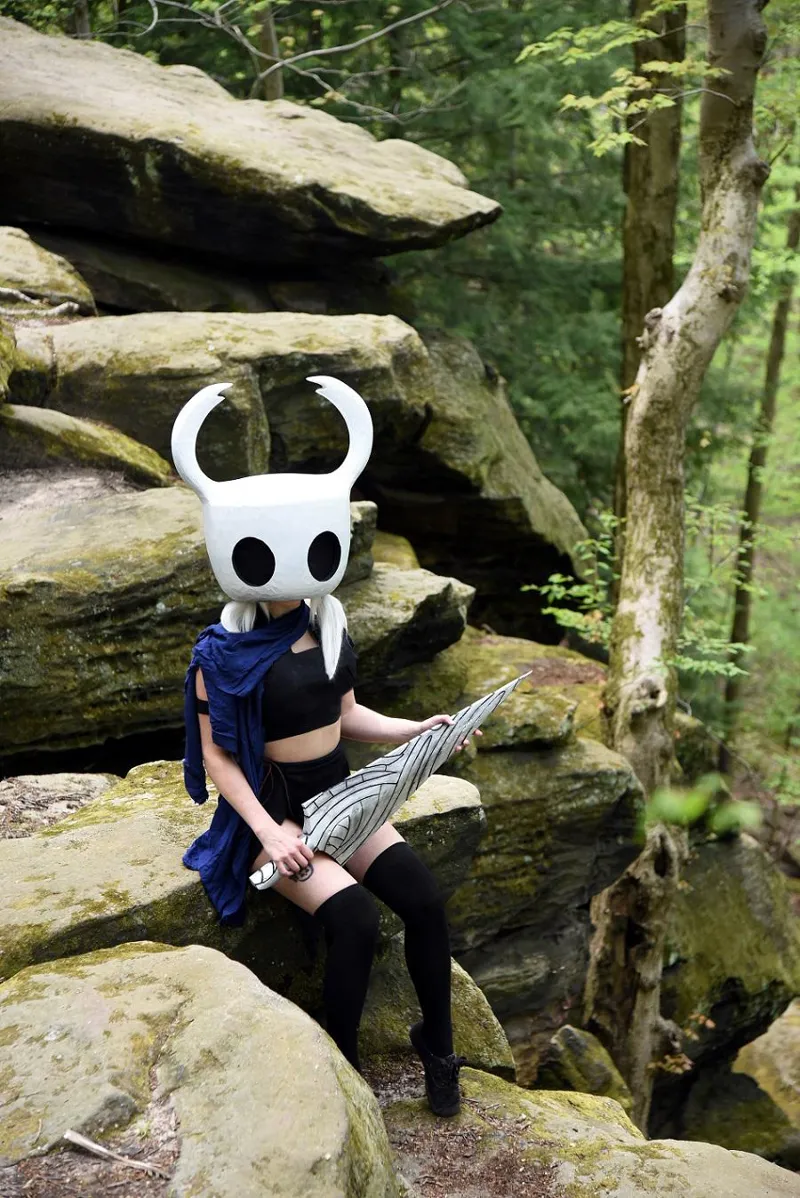 Hollow Knight Wearable Helmet Sliced