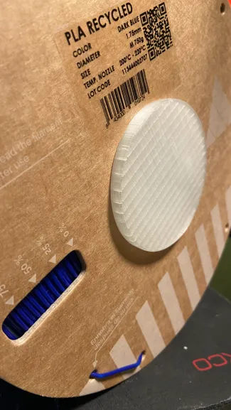Smartmaterials Recycled cardboard spool weight (52mm core)