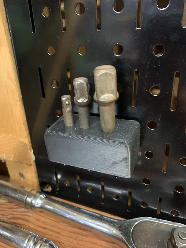Impact socket adapter holder - Wall Control