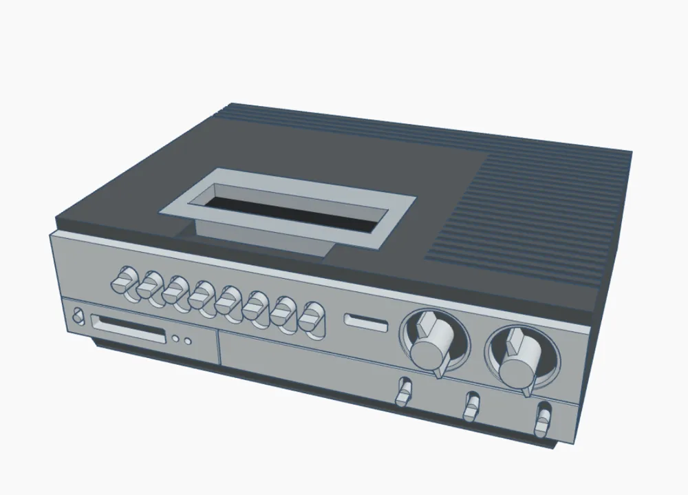 JVC HR3300 first history VCR by antirez MakerWorld