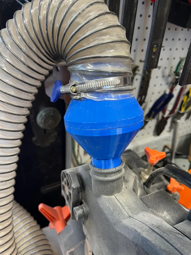 2.5" dust collection tools with magnetic couplers 