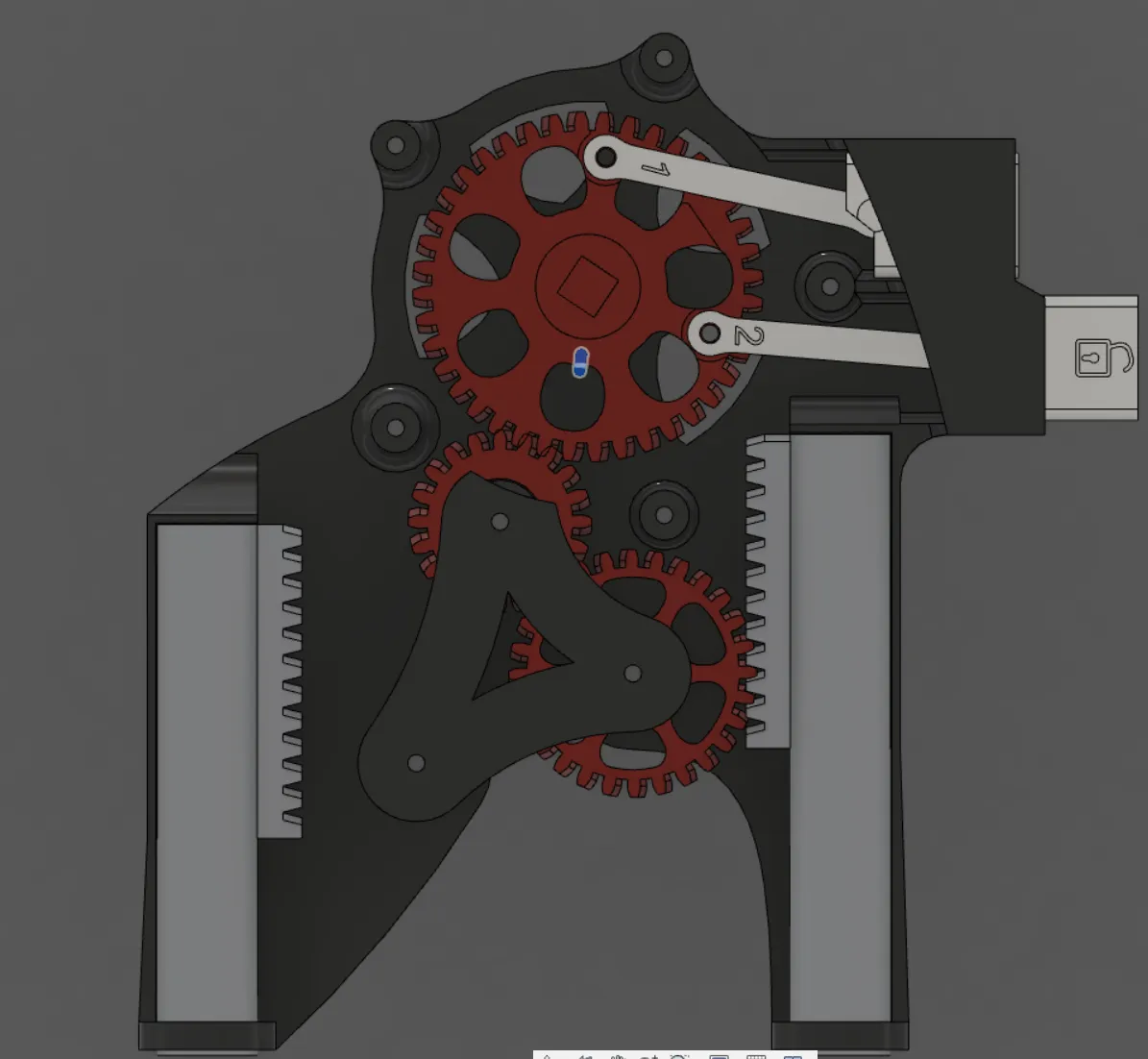 Over engineered door lock view 4