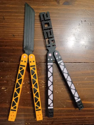 2024 New Years Butterfly Knife