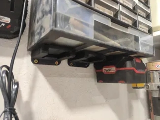 Parkside Wall battery holder B3 - remix 90° on wall