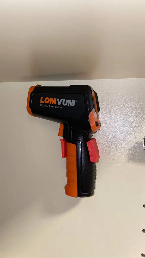 Infrared thermometer holder for LOMVUM