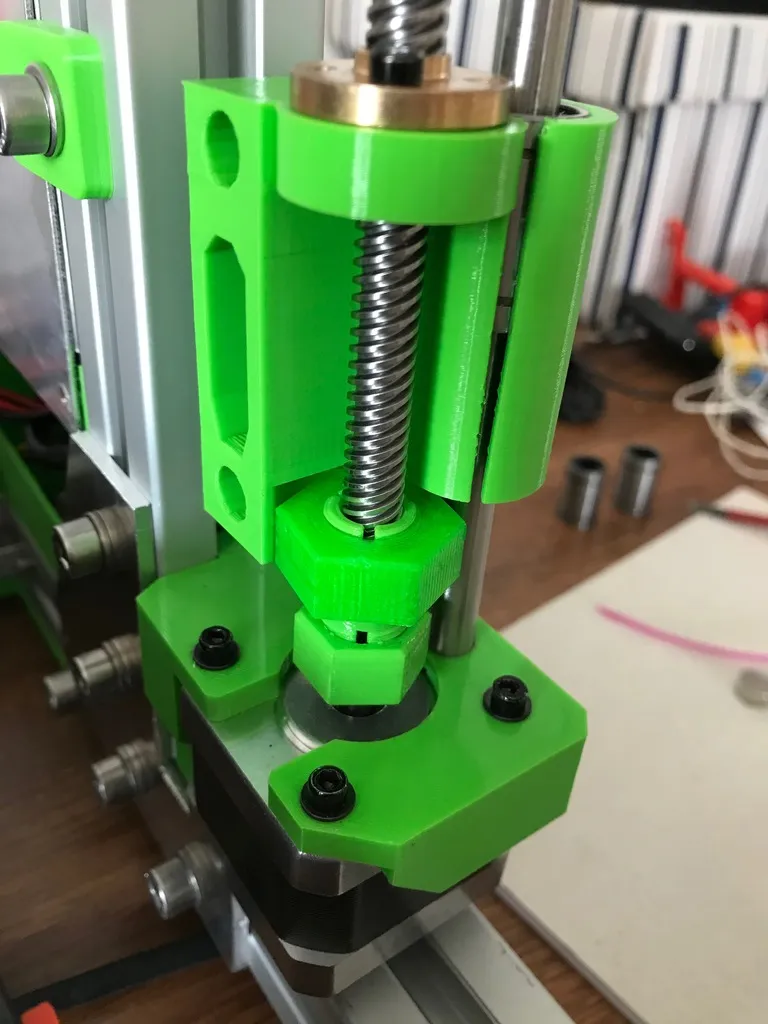 Haribo 3030 X-axis with belt tensioner and cutouts for couplers