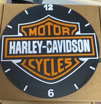 Harley-Davidson clock