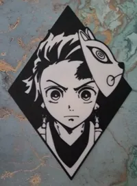 Décoration murale Tanjiro (Demon Slayer / Kimetsu no Yaiba) — photo 1