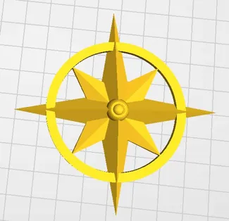 simple one piece windrose