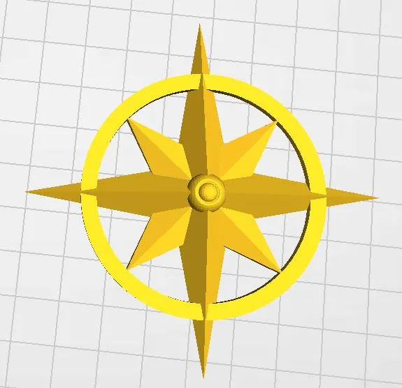 simple one piece windrose