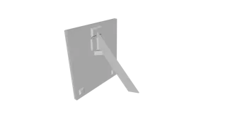 Picture frame, free-standing and wall-mounted