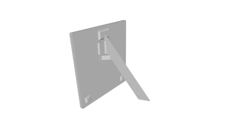 Picture frame, free-standing and wall-mounted