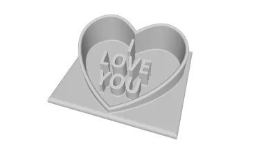 Valentine heart on the wall