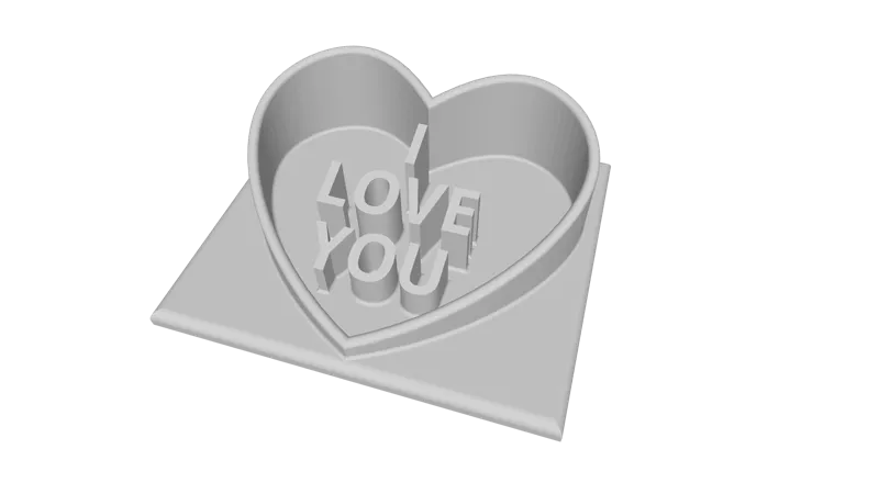 Valentine heart on the wall
