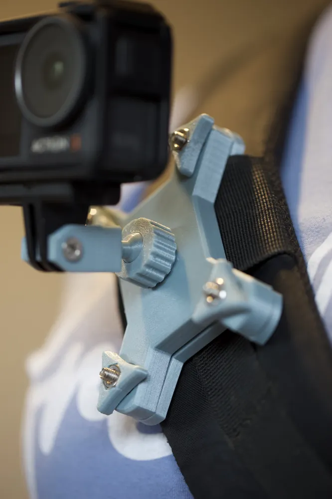 Backpack/Sling Strap Adjustable Action Camera Mount (remix) Remixed by ...