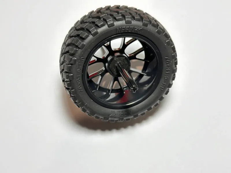 Axle Pin adapter for 75mm RC Wheel