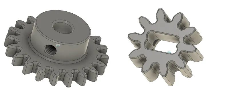 Toolchanger Servo-gear (E3D-Toolchanger Style)