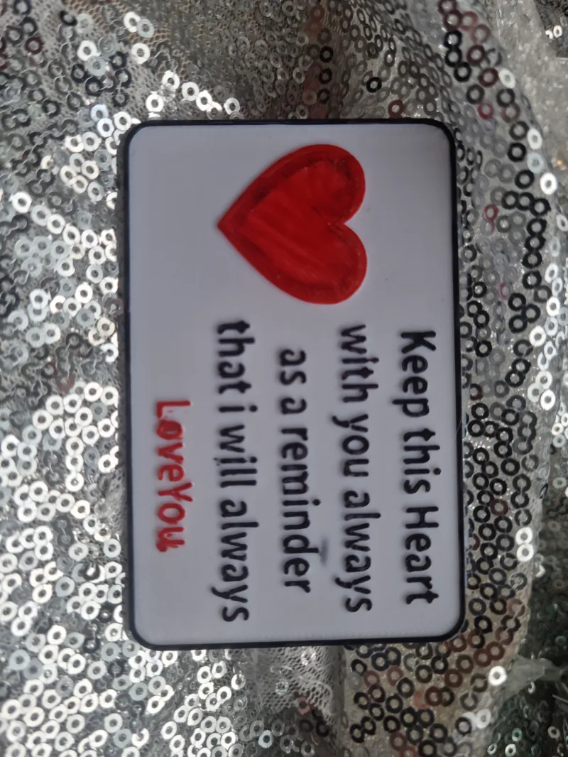 Herz Geschenkkarte