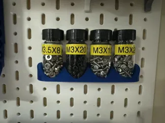 IKEA SKADIS glass bottle holder