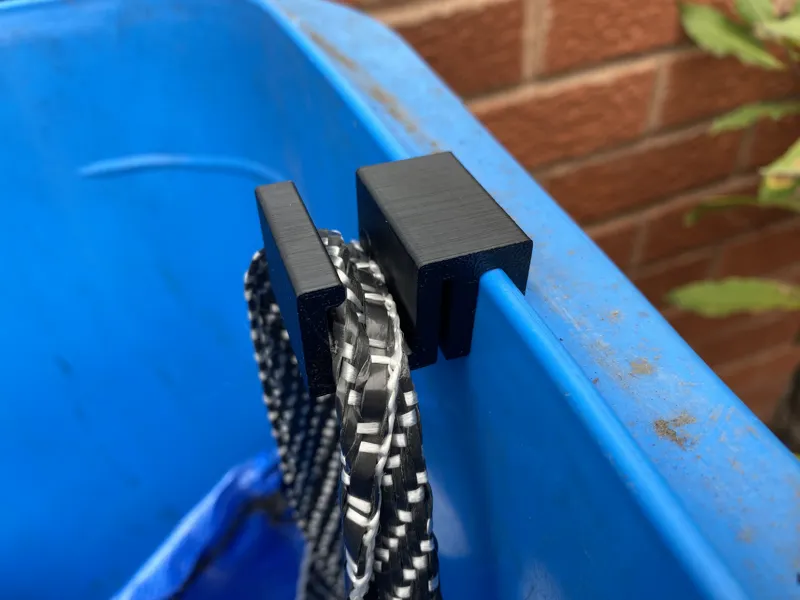 blue bag bin bracket