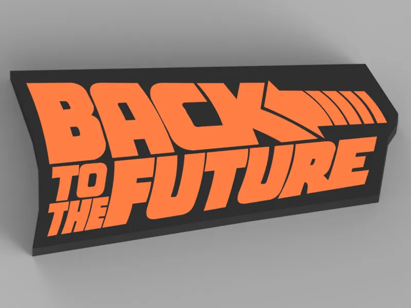 Back to The Future Lamp