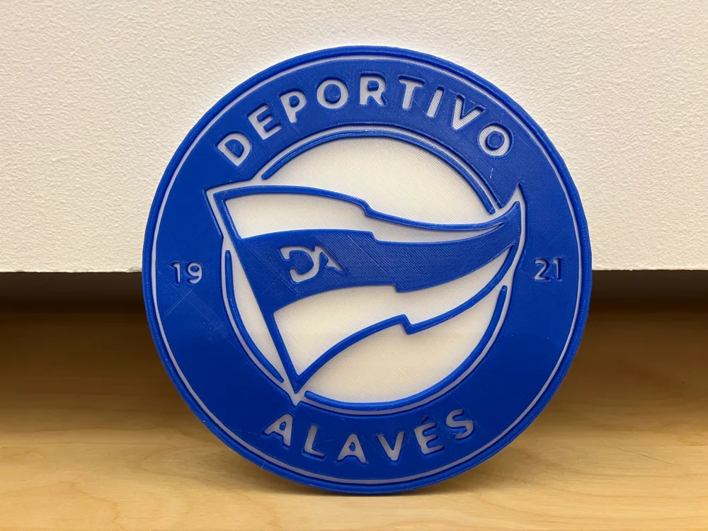 Vinyle Décoratif Sticker équipe De Foot - Écusson Alavés Deportivo - Adhésif Liga