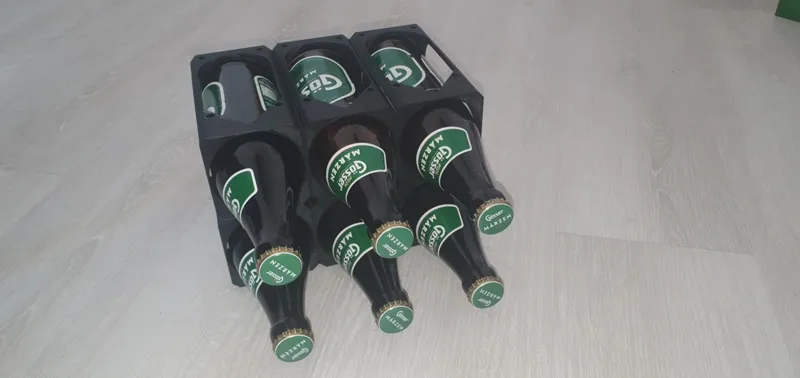 Modular Bottle Holder for Fridges with suction pads