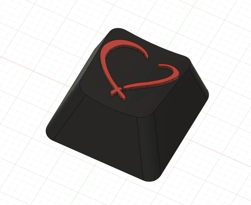 L is for LOVE - Corsair K95 Keycap