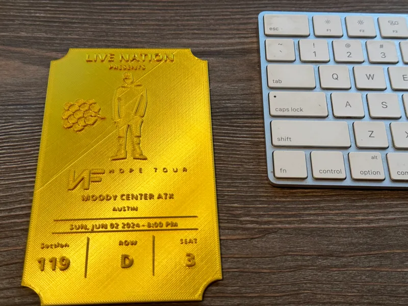 NF Hope Tour Ticket