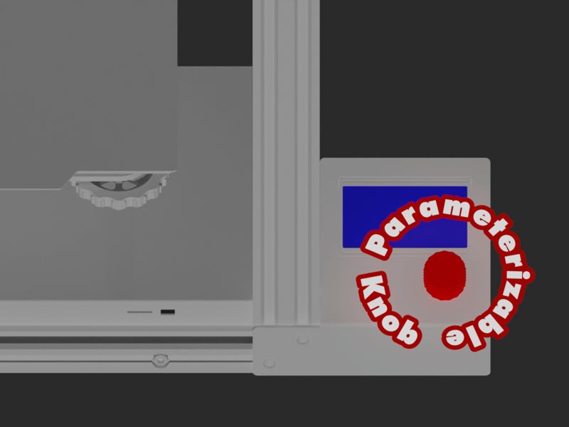 Ender 5 kurled knob