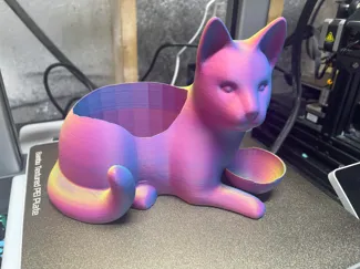 kitty pen holder 