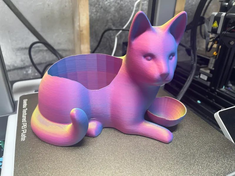 kitty pen holder 