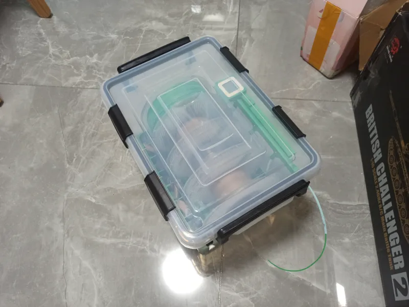 4个耗材密封箱 手动穿线打印方案（有配件说明）