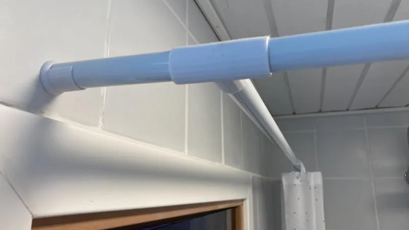 20mm shower curtain rod T extension
