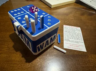 WAM - Why Always Me - Pig Hole - Dice Peg Game